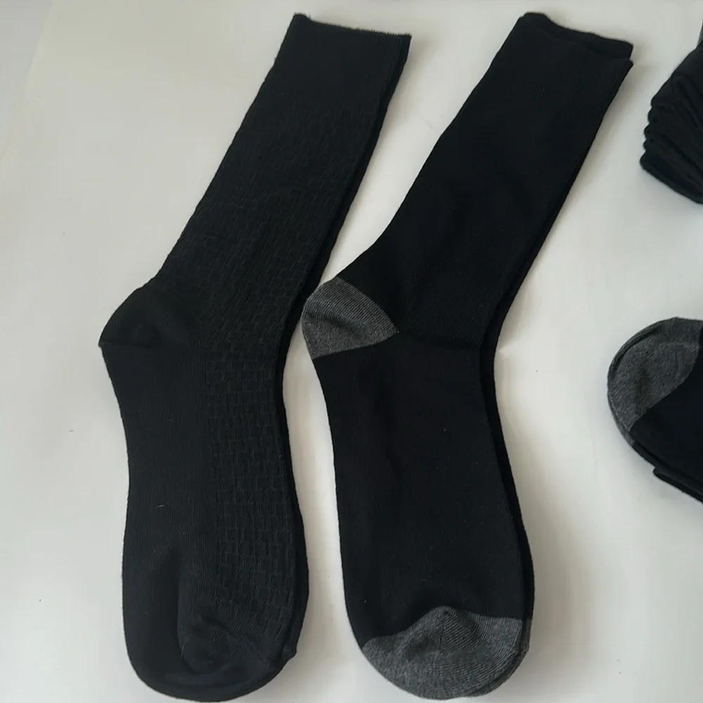 Socks Cole Haan 6 Pairs Men's Black and Gray Dress Socks
